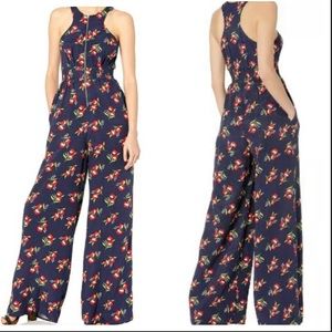 JILL STUART Louise Floral Jumpsuit